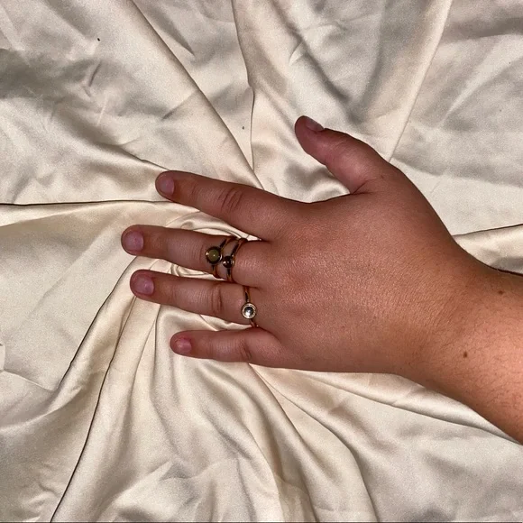 Neutral Smooth Gemstone Rings - Picture 4 of 7